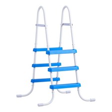 Uimoso 3-Step Steel A-Frame Pool Ladder for 36in Wall, 300lbs Capacity