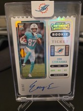 Erik Ezukanma Contenders Rookie Ticket 58/87. On Card Auto, One Touch Included.