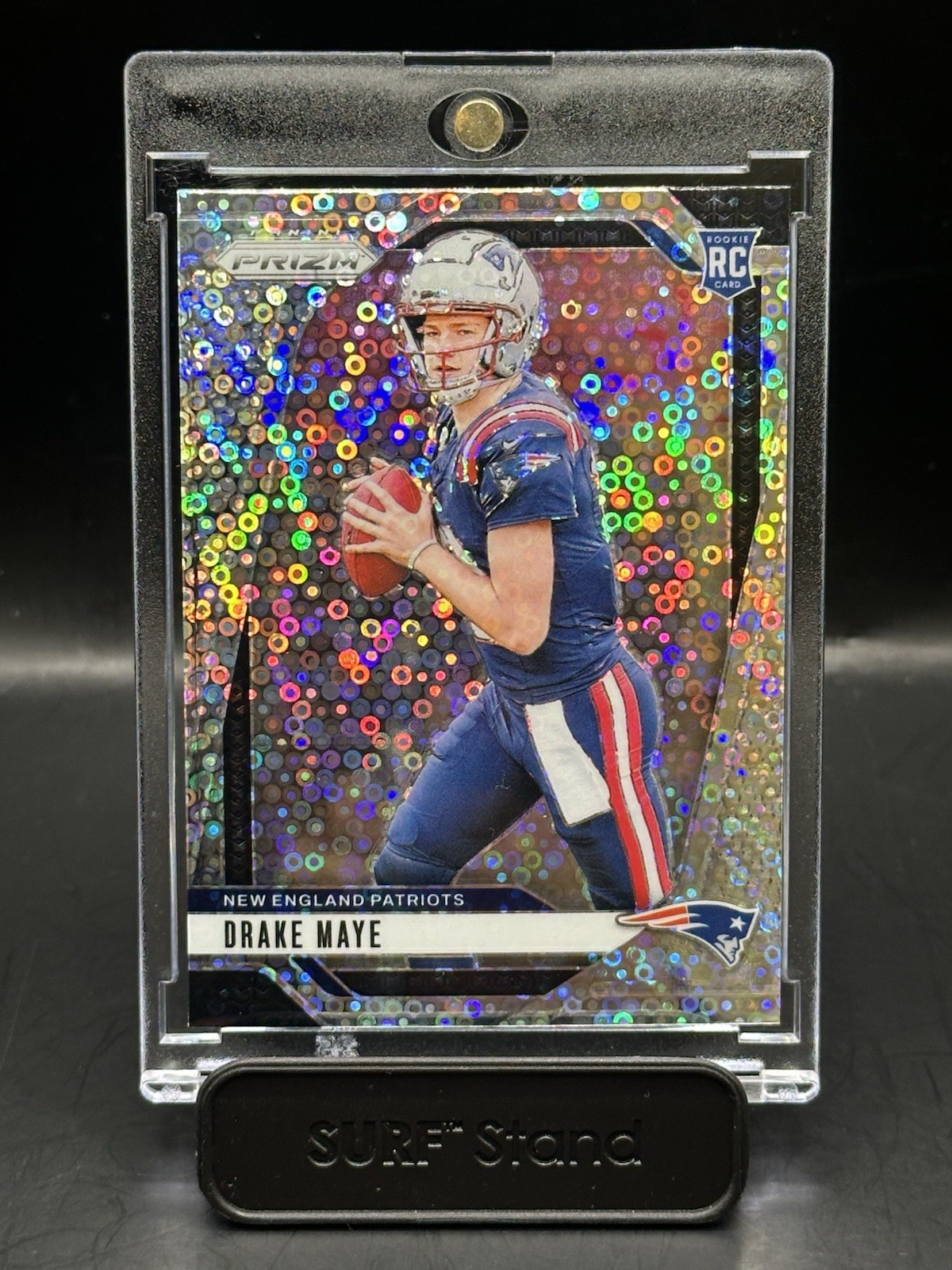 2024 Panini Prizm - Rookies Drake Maye #329 No Huddle Prizm (RC)