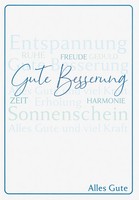 Genesung – Gute Besserung - Unverpackt - GlüCkwunschkarte Im Format 11,5X17Cm Mi