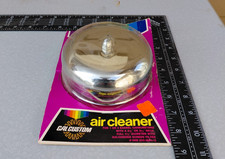 Vintage Cal Custom Air Cleaner Chrome Nos For 1 Or 2 Barrel Carburetors