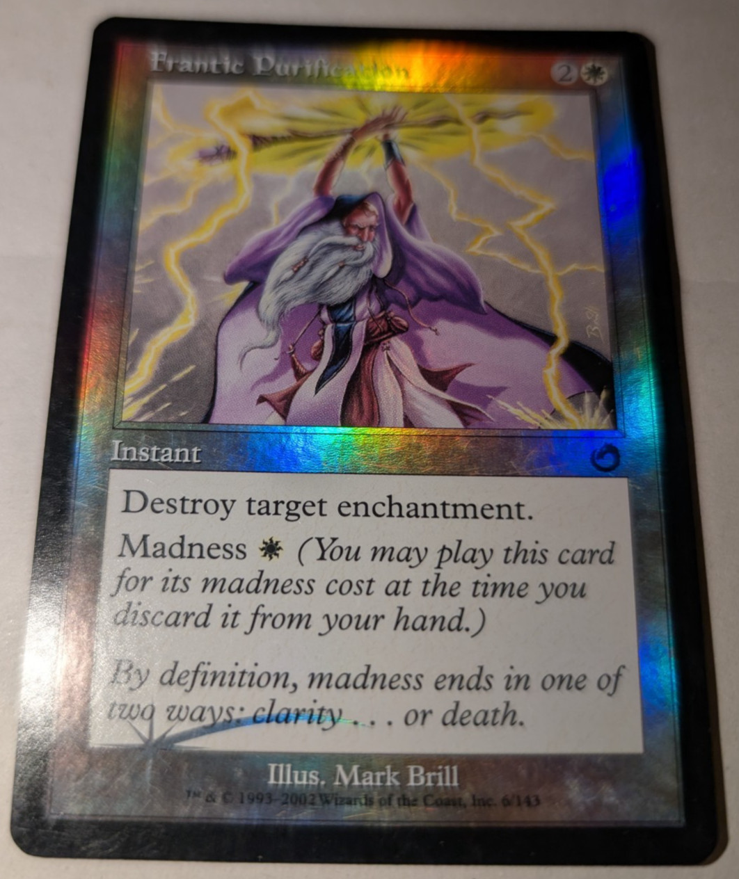 Foil Frantic Purification - Torment - Magic: The Gathering - MTG