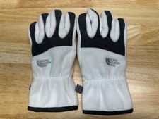 The North Face Women's Denali Winter Thermal Gloves TNF White Gray . Size L