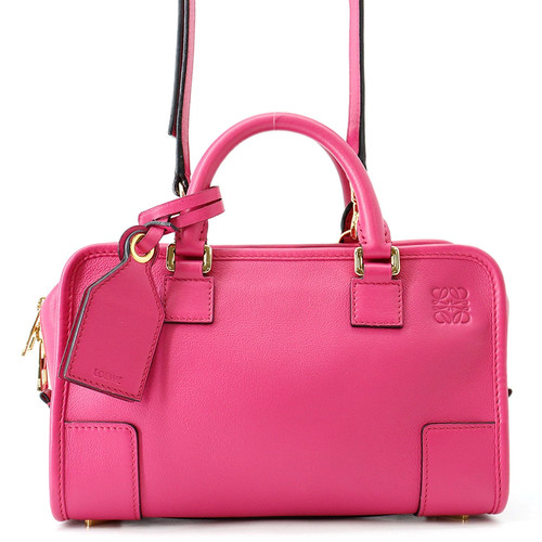 Loewe Amazona 23 Leather Handbag Pink Unisex #TZB1178