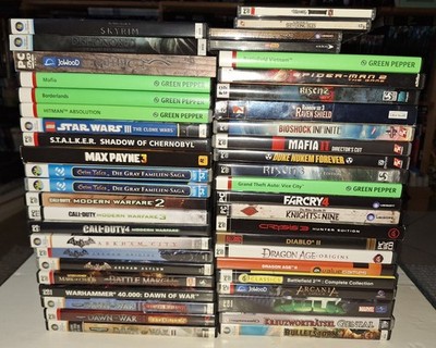 48 PC-Spiele - Konvolut/Sammlung - Call of War, Batman, Dragon Age, Call of Duty
