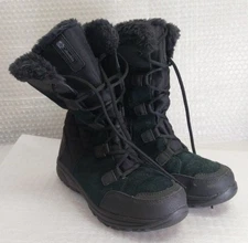Columbia Ice Maiden Snow Boots Shoes Black Women's Size 8