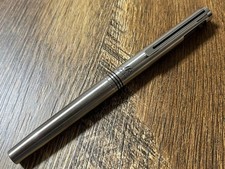 PILOT Ballpoint Pen F Nib Black Metal Japan Used