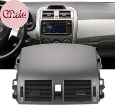 Upgrade Adjustable Air Volume Center Dash A/C Outlet Air Vent Panel with Hand Wh