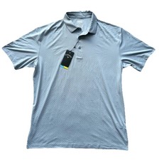 NEW w/tags Callaway Opti-Dri Golf Polo Shirt Light Blue Mens Large Moisture Wick