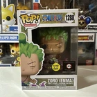 Funko Pop! One Piece Zoro Enma Glow in the Dark #1288 GITD Chalice Exclusive