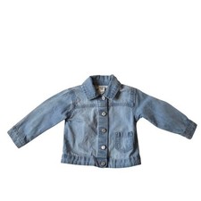 Carter's Light Wash Button Front Denim Jacket 12M