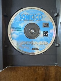 Rare Vintage Sonic Sega CD Video Game 1993 Complete With Foam