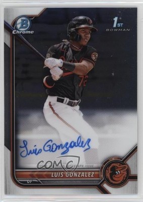 2022 Bowman Chrome Prospect Luis Gonzalez #CPA-LG Auto 0ol8