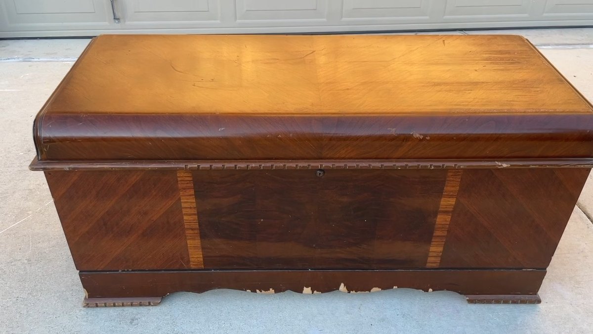 Lane Cedar Chest Vintage 1940s Solid Wood Hope Chest Blanket