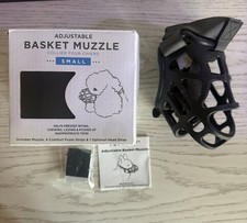 Top Paw Training Adjustable Dog/Canine Basket Muzzle Small