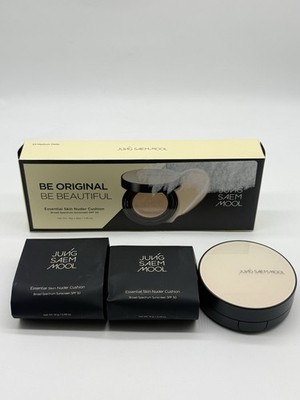 Jung Saem Mool Essential Skin Nuder Cushion set SPF50 +2 Refill #23 Medium Deep