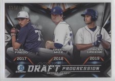 2019 Bowman Draft Chrome Progression Refractor /250 Alex Faedo Casey Mize 0p45