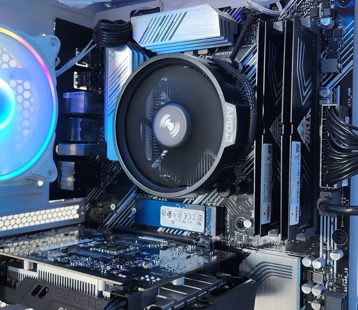 Gaming PC Ryzen 5 5600G 16GB RAM 256GB SSD+1TB HDD GTX 1650 4GB