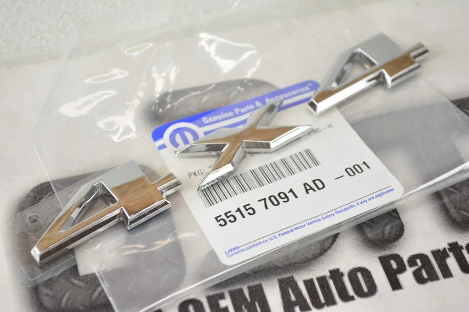 Placa de identificação decalque emblema Jeep Liberty Commander 4x4 Liftgate nova fabricante de equipamento original 55157091ad - Imagem 2 de 3