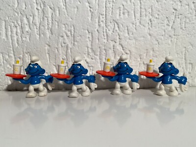 Schlumpf Schleich Mc Donalds 1996 Kelner Und Varianten 