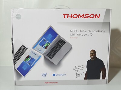 Thomson 17,3-Zoll-Laptop-Computer, Intel Celeron N4020, 8 GB RAM, 512 GB Verpack
