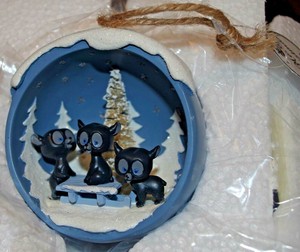 Decorazioni Natalizie Disney Store.Disney Store Orso Coraggioso Terzine Mezza Pallina Decorazione Natalizia Addobbo Merid Ebay