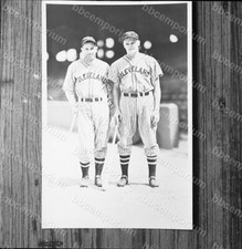 Earl Averill Joe Vosmik Indians Medium Frame Negative - Jim Rowe Archive T460