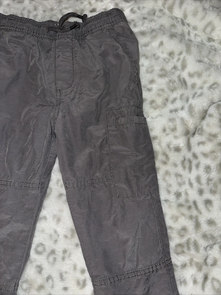 Chicos Gris Tucker y Tate Forrado Jogger Pantalones Carga Talla 6 Foto 2 de 4