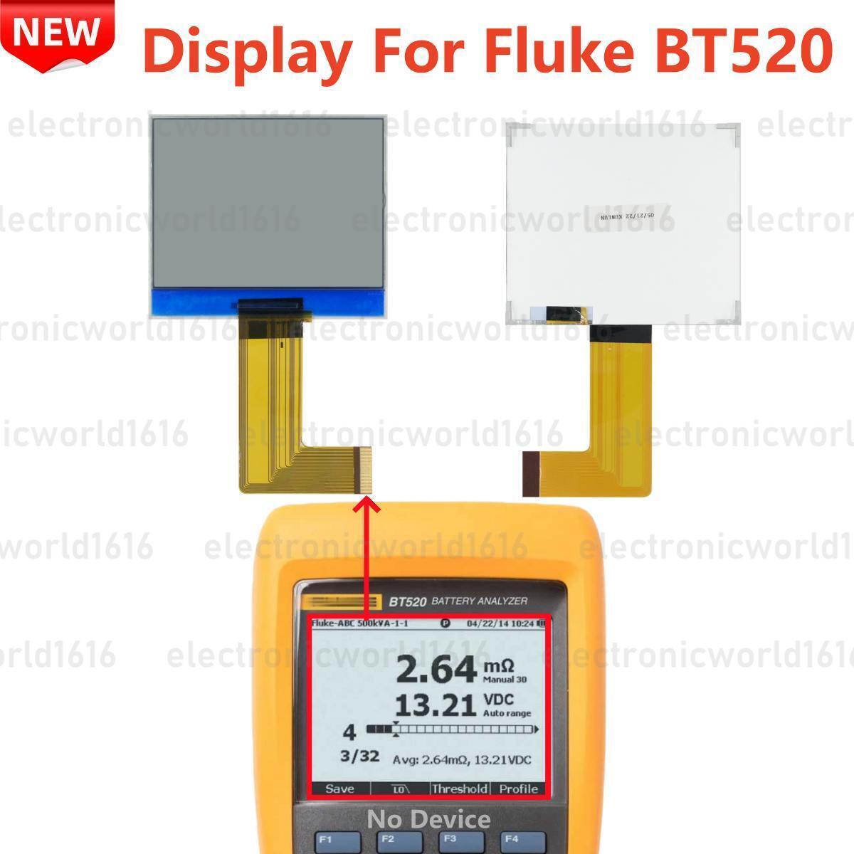 Screen For Fluke BT520 500 Series Battery Analyzers Tester Display Replacement