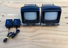 2001 RCA B/W Portable Television TV w/ AM/ FM Radio, Model: 16-3006, Sz. 5