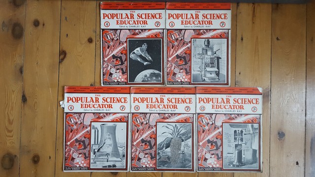 x5 The Popular Science Educator - Charles Ray - Issues 4, 5. 6. 11 &amp; 12 -  1935 | eBay