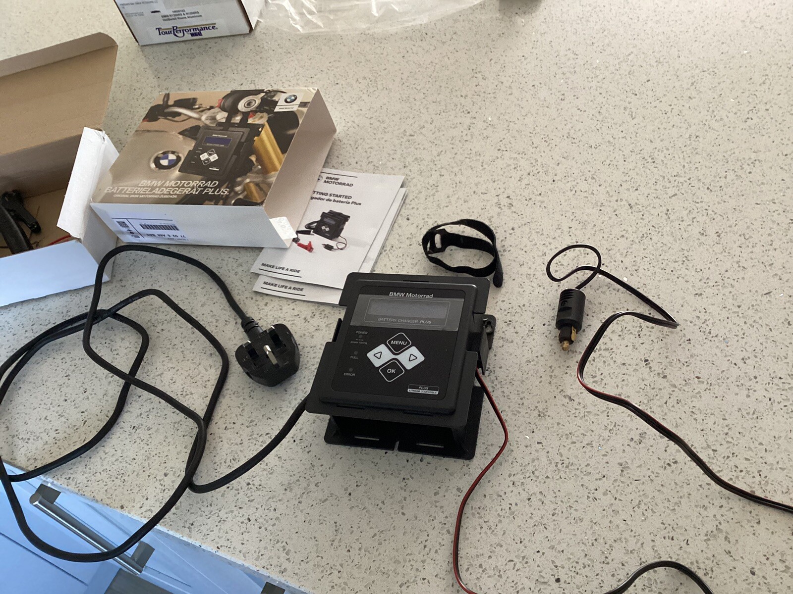 BMW Motoradd Battery Charger Plus eBay