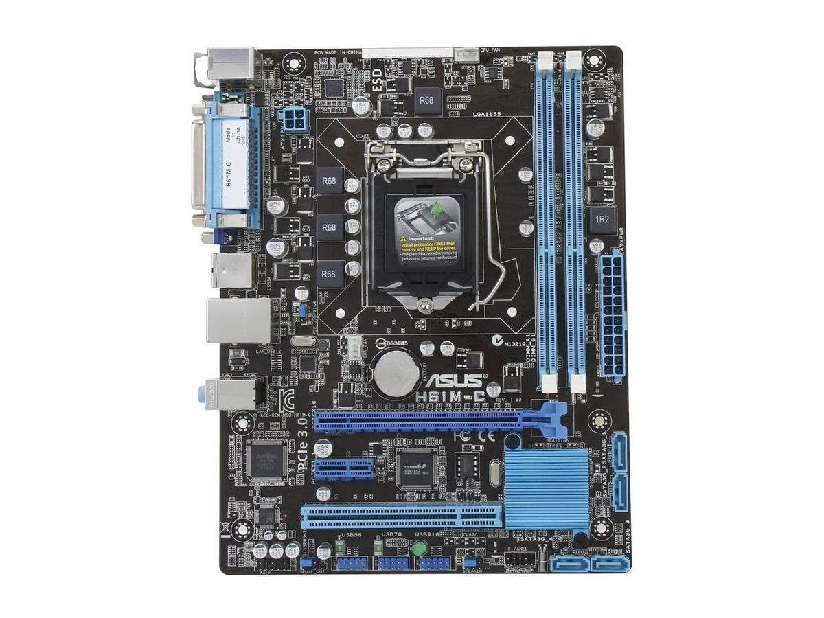 Asus h61 shop motherboard supported processor