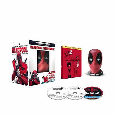 Deadpool 1 + 2 Exklusive Steelbook Edition inkl Deadpool Büste NEU OVP