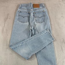 Vintage Levis 16521-0291 Mom Jeans 6 25x31 Light Blue High Waisted Denim 90s