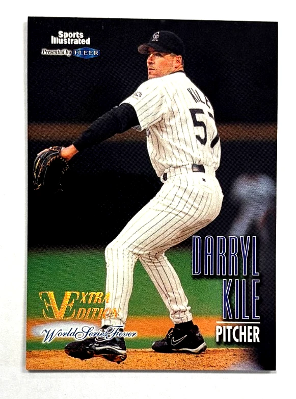 Darryl Kile 1998 Fleer Sports Illustrated World Series Fever Extra Edition 42/98 - Image 3 of 3