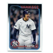 2024 Topps Update Baseball Juan Soto Base US1 New York Yankees