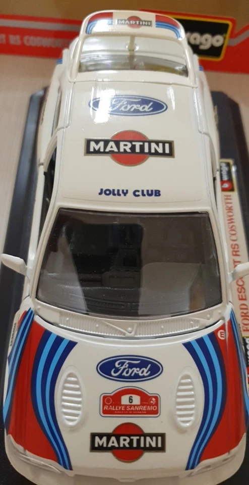 BURAGO 1/24 FORD ESCORT RS COSWOTRH RALLY('94).BOX RARA COME NUOVA NO POLISTIL - Immagine 3 di 4