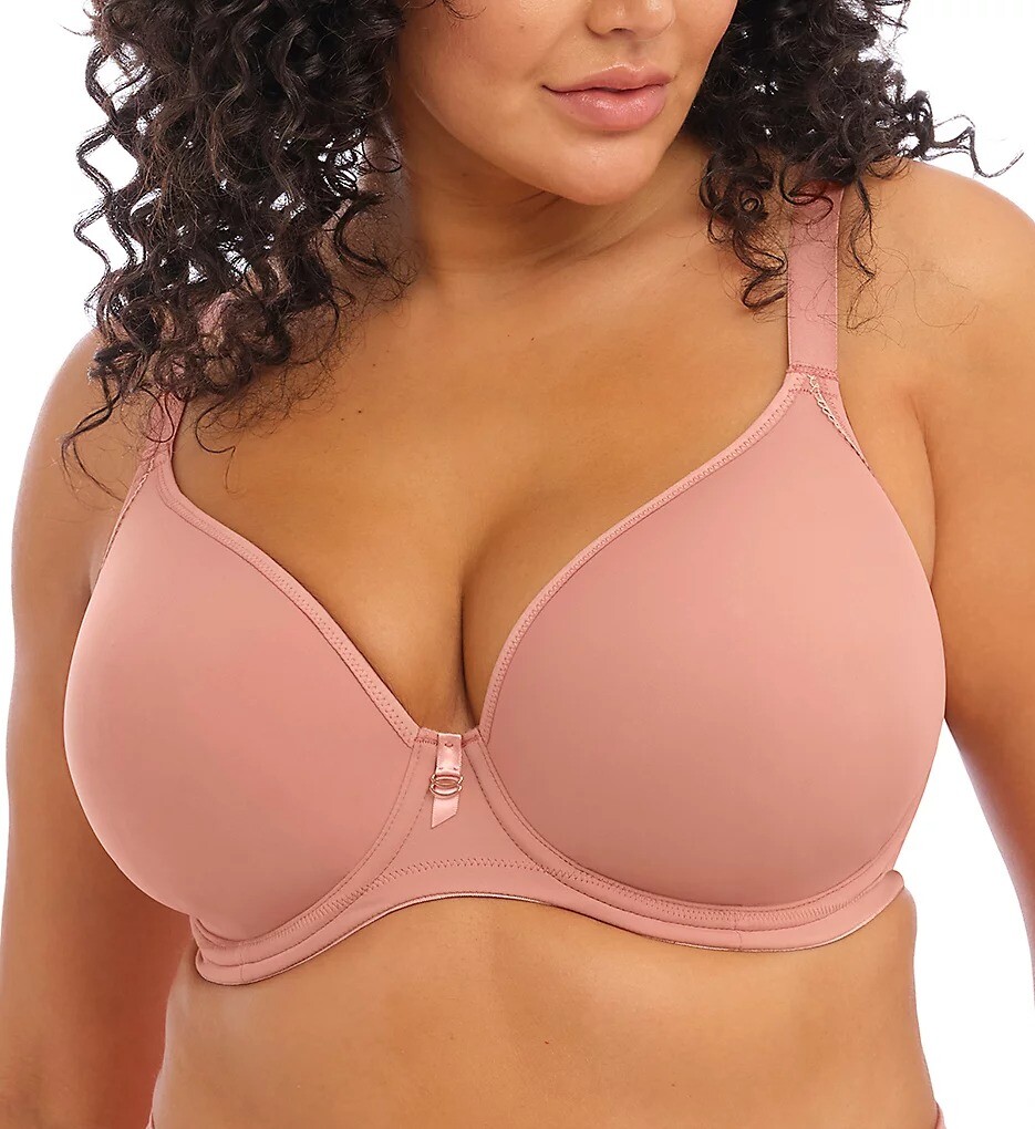 Elomi ASH ROSE Bijou Underwire Convertible Plunge TShirt Bra, US 38J