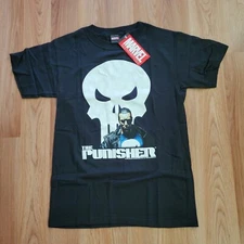 Vintage Marvel Mad Engine shirt Mens small black Comics Movie Punisher Y2k