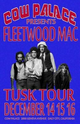 FLEETWOOD MAC REPLICA 1979 *TUSK TOUR* CONCERT POSTER | eBay
