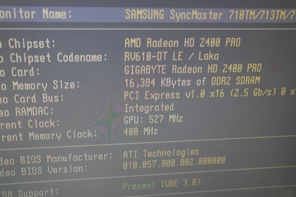 ASUS ATI Radeon HD 2400 Pro 16* PCI-e 256MB VGA S-Video DVI Video Graphics Card - Image 2 of 4