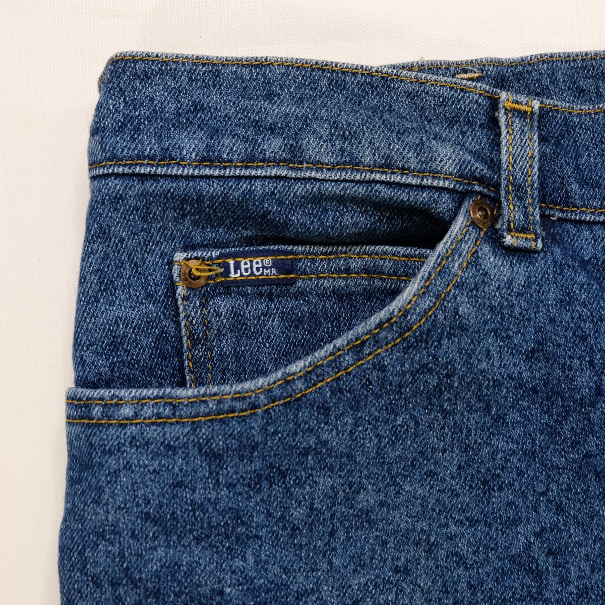 Rare Vintage LEE M.R. Genuine Button Zip Fly Denim Jeans 90s Rare Vintage LEE M.R. Genuine Button Zip Fly Denim Jeans 90s