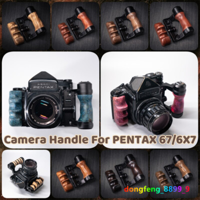 Film Camera Handle Wood w/Battery Slot Arca Quick Release Gift