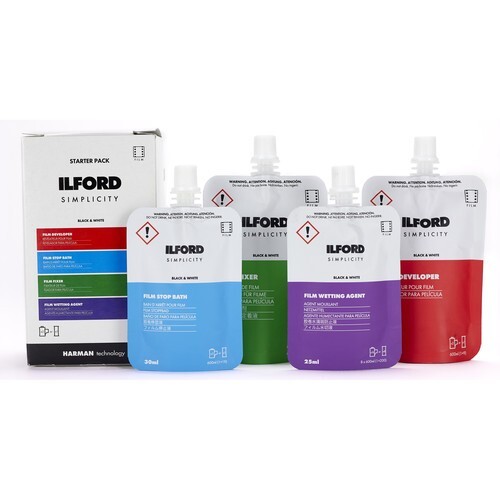 Ilford SIMPLICITY Zestaw startowy do czarno-białej obróbki folii w domu - Zdjęcie 1 z 2