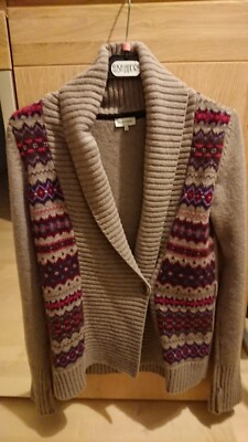 Henry Cottons  Cardigan Jacke Pullover Strickjacke beige lila pink xs, 34 