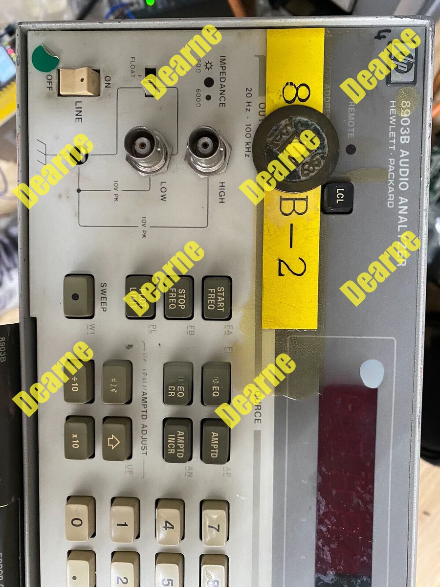 XMS 様用　hp 8903B 測定器　ヒューレットパッカード　未確認 XMS 様用 hp 8903B 測定器 ヒューレットパッカード 未確認