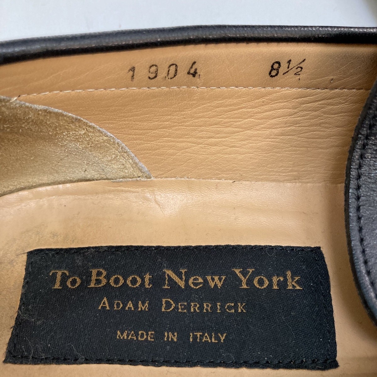 To Boot New York Men’s Black Loafers Size 8.5 Profolio Penny Slip On Shoes Italy Amazon.com | To Boot New York Men main image 2