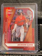 Jackson Glenn 2021 Elite Extra Prime Numbers C Die Cut #'d/200 - #133 Pirates