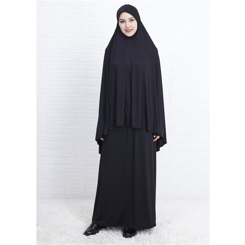 Overhead Kaftan Abaya Women Khimar Prayer Long Dress Muslim Burqa Ramadan Robe - Picture 16 of 35